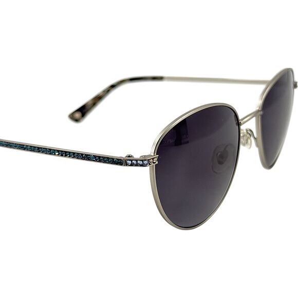 Jimmy Crystal JCS855 Womens Round Metal Sunglass BD0 Silver 52-18 - Picture 5 of 5